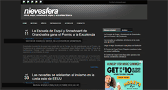 Desktop Screenshot of nievesfera.com